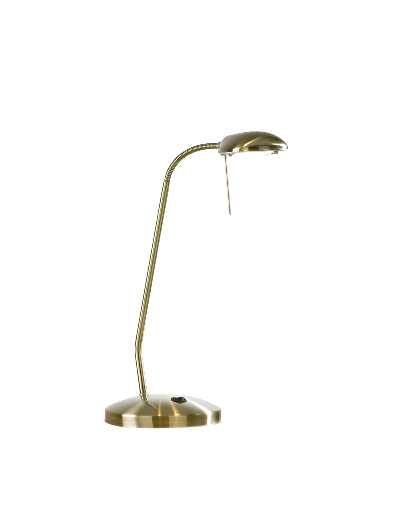 Journal 1 Light Table Lamp Antique Brass